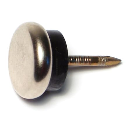 Midwest Fastener 5/8" Cushion Nickel Nail-On Glides 10PK 76621